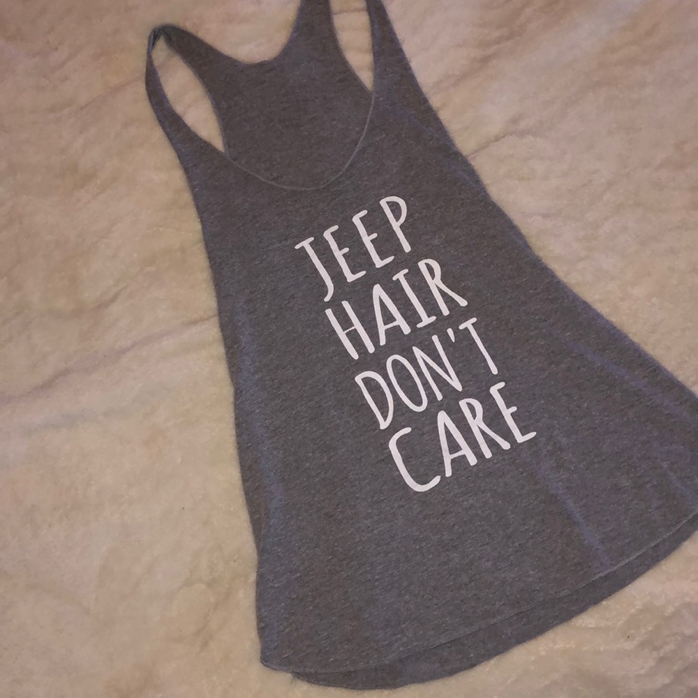 JEEP HAIR DONT CARE RACERBACK TANK